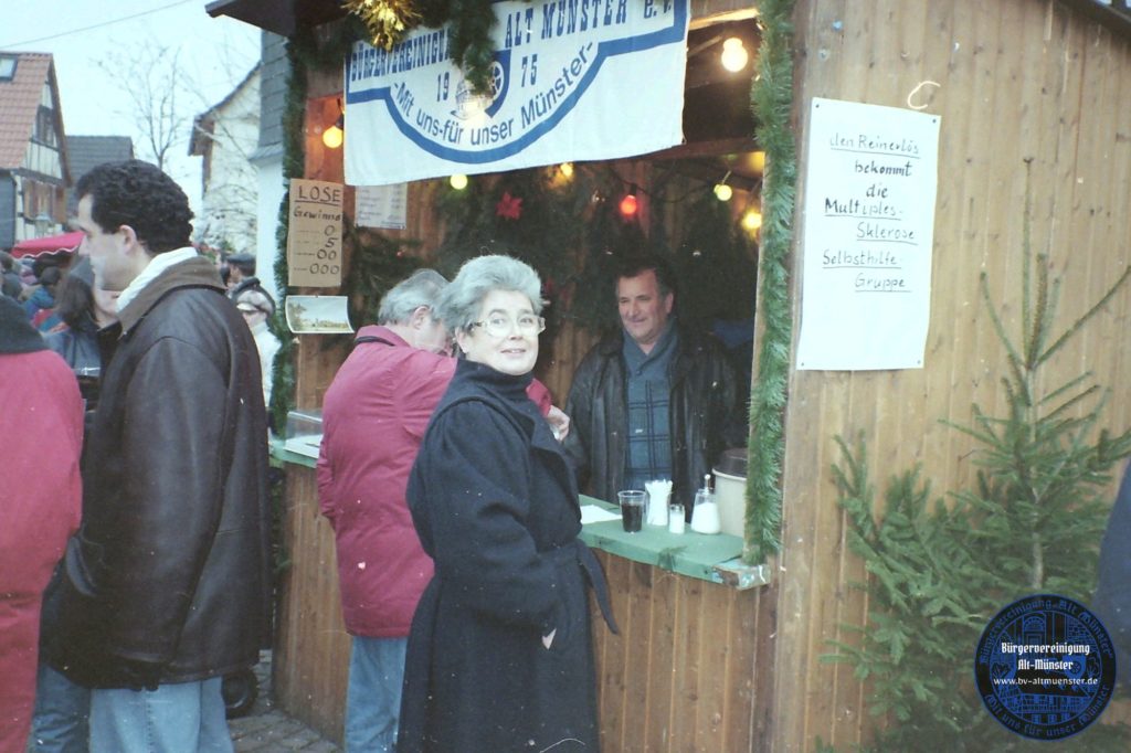 1995 & 1996: Weihnachtsmarkt · BVAM · Bürgervereinigung Alt-Münster e.V.