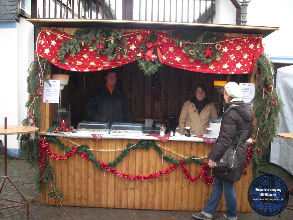 2012: Weihnachtsmarkt · BVAM · Bürgervereinigung Alt-Münster e.V.